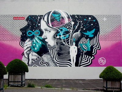 Fresque Dourone Louvain-la-Neuve